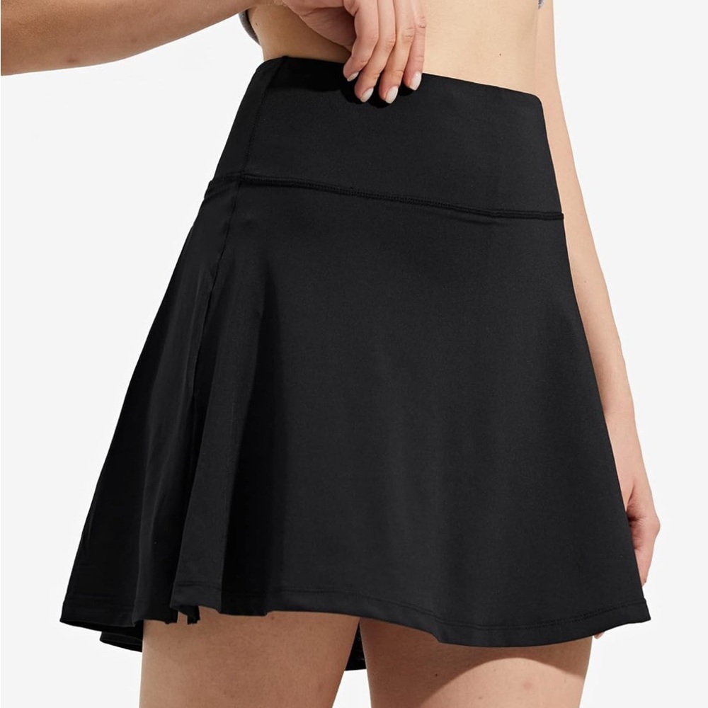 Black Women's Athletic Skort
